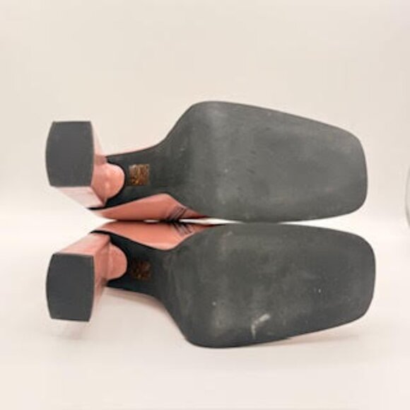 Jeffrey Campbell Square Toe Block Heel Boots – Blush Pink, Size 8 - Picture 7 of 15